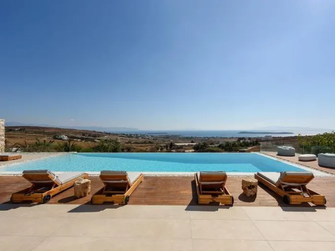 Luxury Design Villa with Unlimited Views in Paros