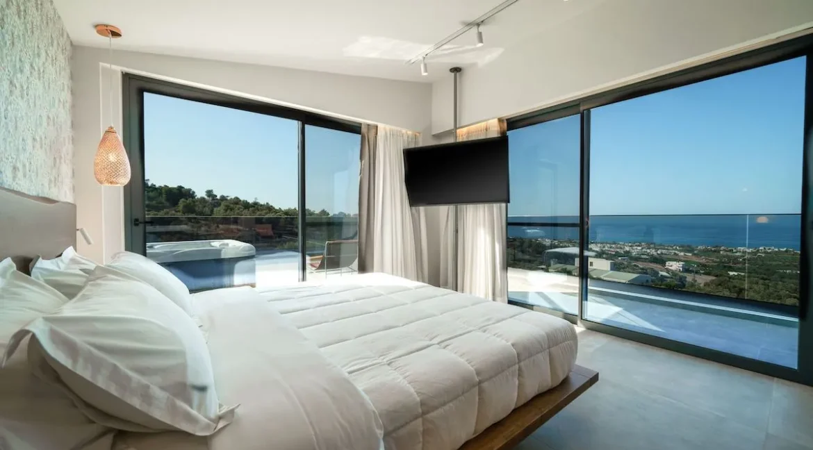 Luxury Seaview Villa near Rethymno Crete for sale 9