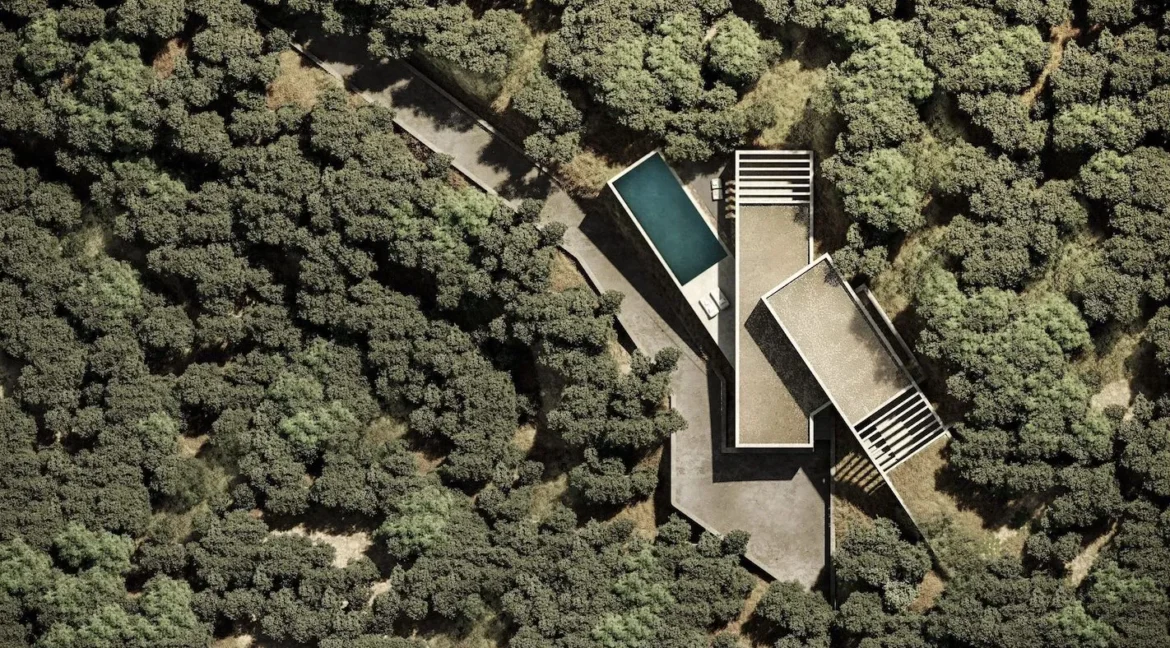 Modern Villa with Private Pool in Nissaki, Corfu 1