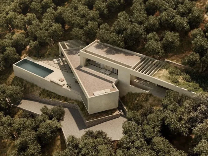 Modern Villa with Private Pool in Nissaki, Corfu Greece for sale