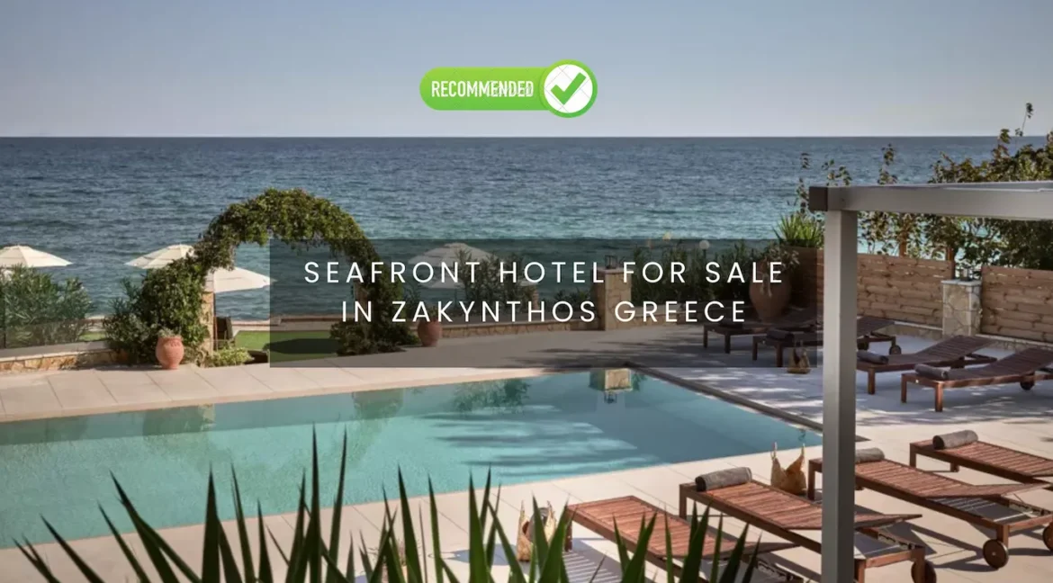 Seafront Hotel Zakynthos Greece For Sale