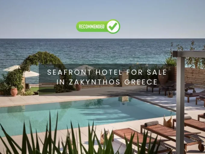 Seafront Hotel Zakynthos Greece For Sale