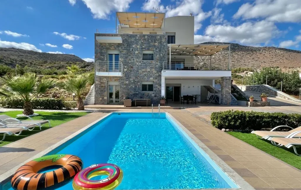 Villa with Spectacular Sea Views in Hersonissos Crete Greece for sale