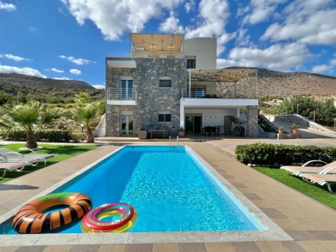 Villa with Spectacular Sea Views in Hersonissos Crete Greece for sale