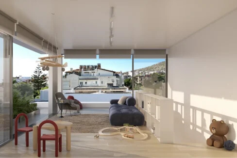 Luxurious Penthouse Maisonette Varkiza for sale with Sea Views 2