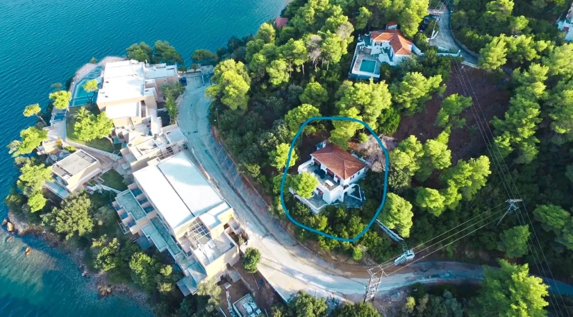 Seafront Villa for Sale Skiathos island Greece