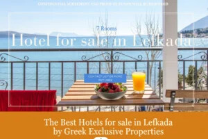 Small Seafront Apartments Hotel for Sale in Lefkada