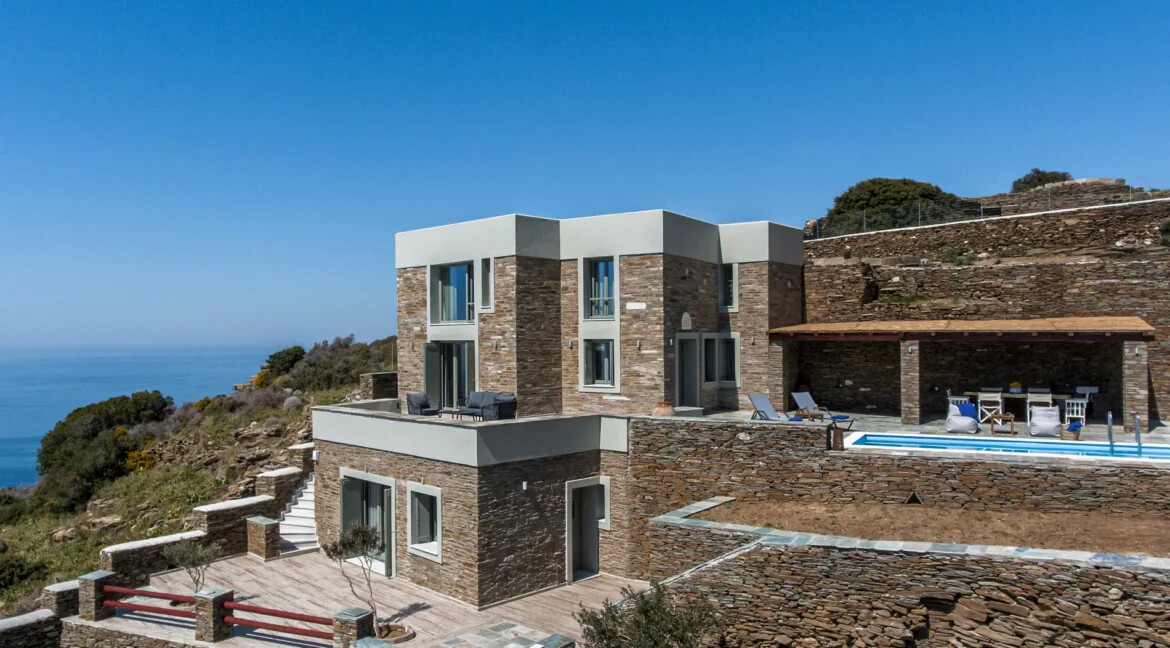 Newly Built Luxury Villa for Sale in Andros island Greece 34