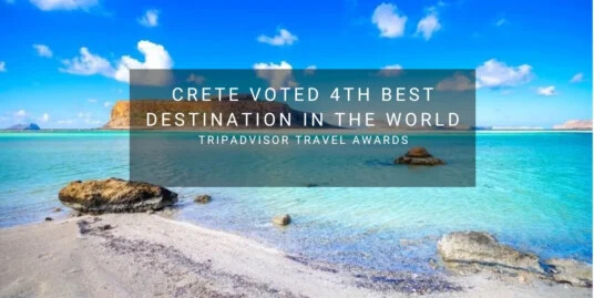 Crete voted 4th best destination in the world