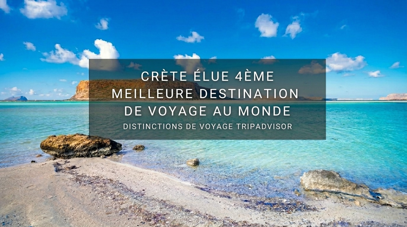 La Crète élue 4e meilleure destination au mond
