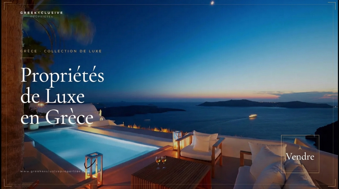 Maisons de luxe en Grèce à vendre