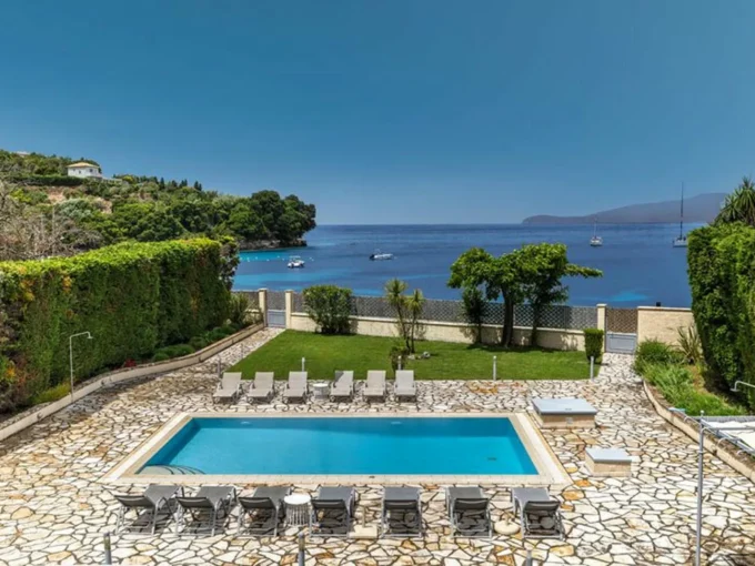 Seafront Villa for Sale in Avlaki Corfu