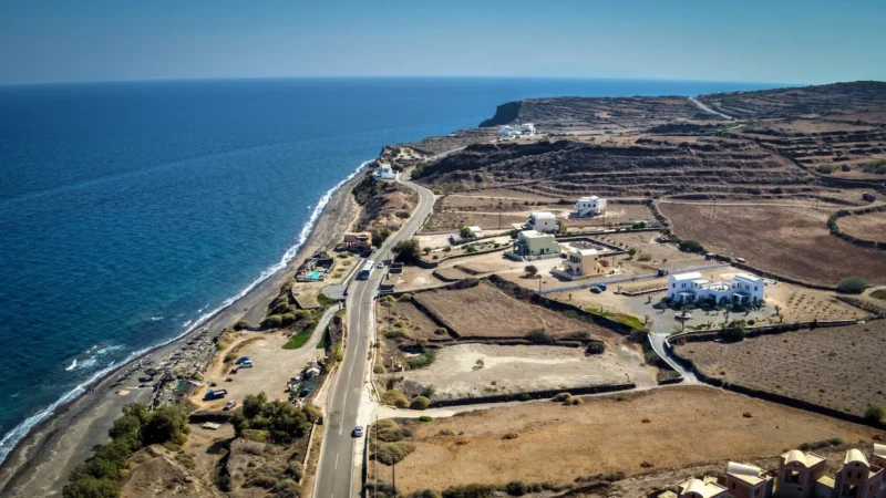 Big Villa by the sea at Baxedes Santorini