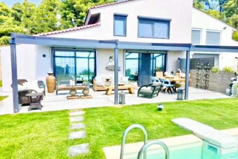 Newly Built Seaview House for Sale in Halkidiki Poseidi 19