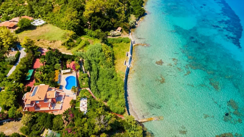 Seafront Villa in Zakynthos for sale