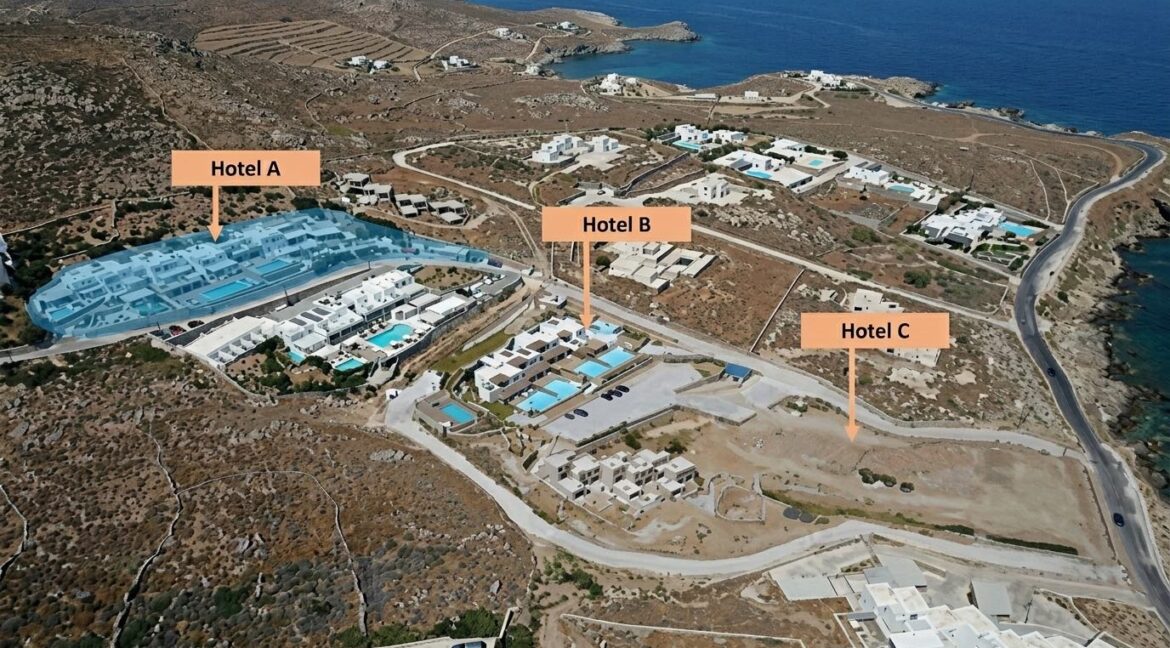 Seaview Hotel for Sale in Mykonos, Agios Ioannis Diakoftis