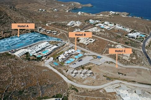 Seaview Hotel for Sale in Mykonos, Agios Ioannis Diakoftis