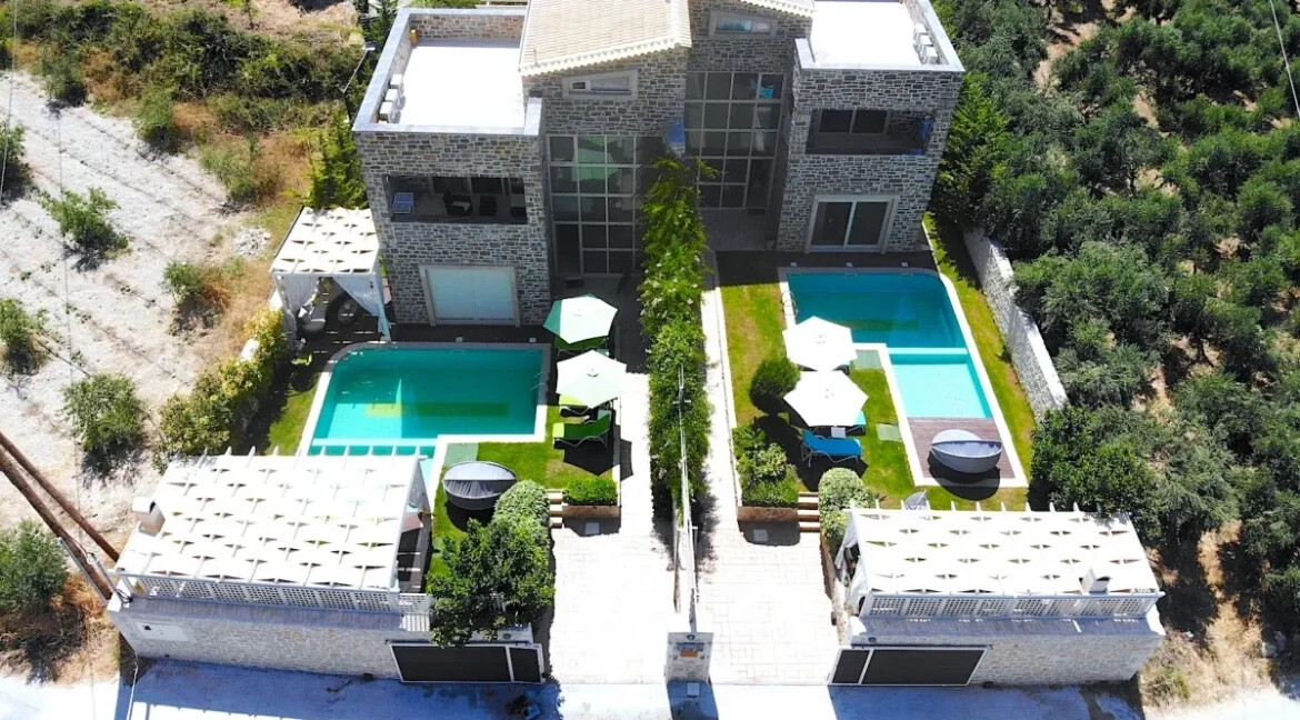 Stone made villa in Rethymno Crete