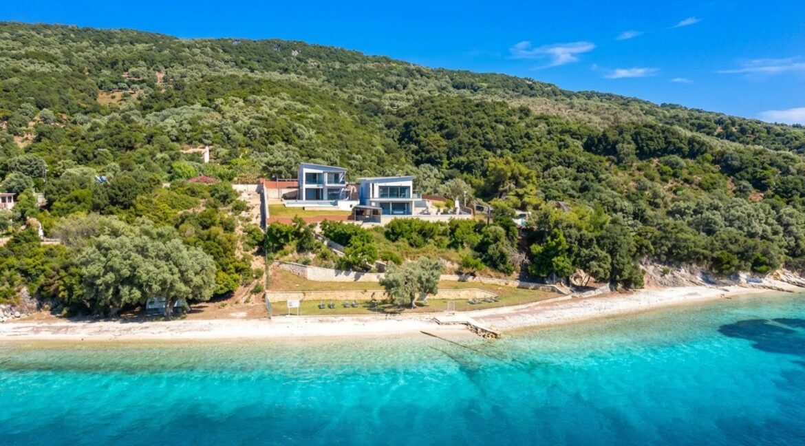 2 Seafront Luxury Villas for Sale Meganisi Lefkada