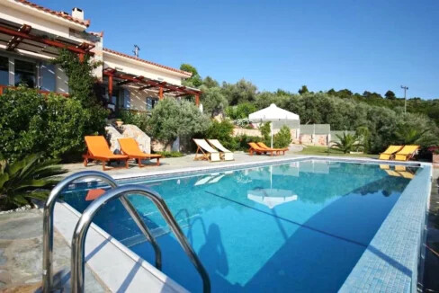 3 Luxury Villas for sale at Skopelos island, Magnificent Seaview 27