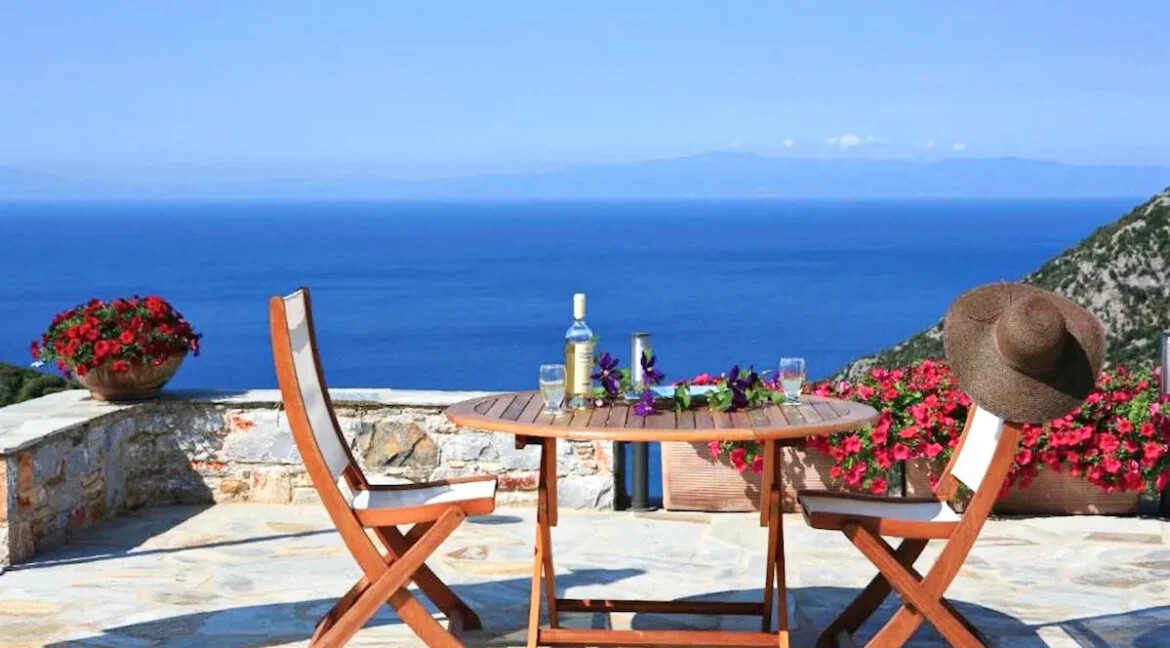 3 Luxury Villas for sale at Skopelos island, Magnificent Seaview 34