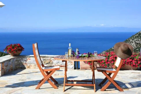 3 Luxury Villas for sale at Skopelos island, Magnificent Seaview 34
