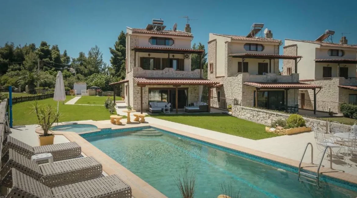Sea View Villa with Private Pool Halkidiki for sale, Afytos 24