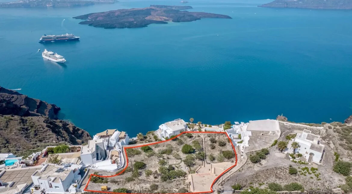 The last piece of land for sale at Caldera Santorini