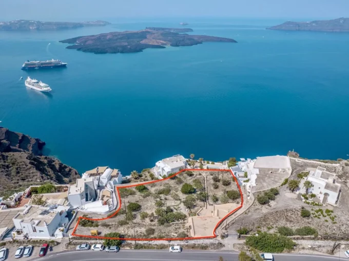 The last piece of land for sale at Caldera Santorini