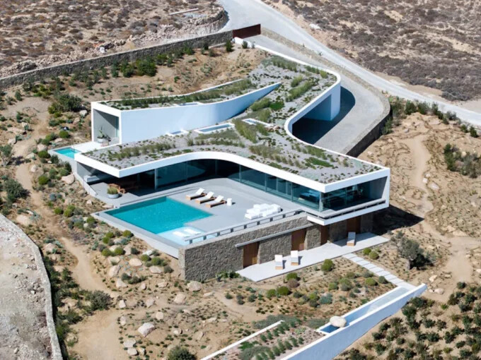 Ultra-Luxury Seafront Villa Mykonos for sale, Elia