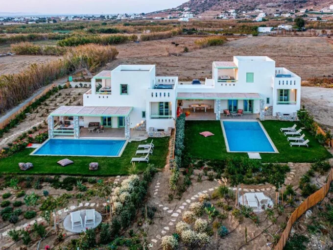 2 Villas with Private Pools for Sale Naxos