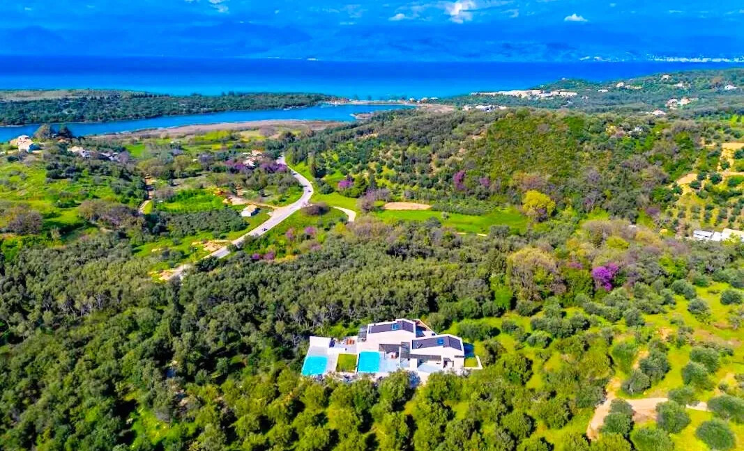 newly-built villas for sale in Corfu Greece