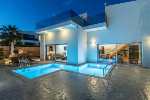 2 Serene Seaview Villas for Sale in Akrotiri, Crete Greece 2