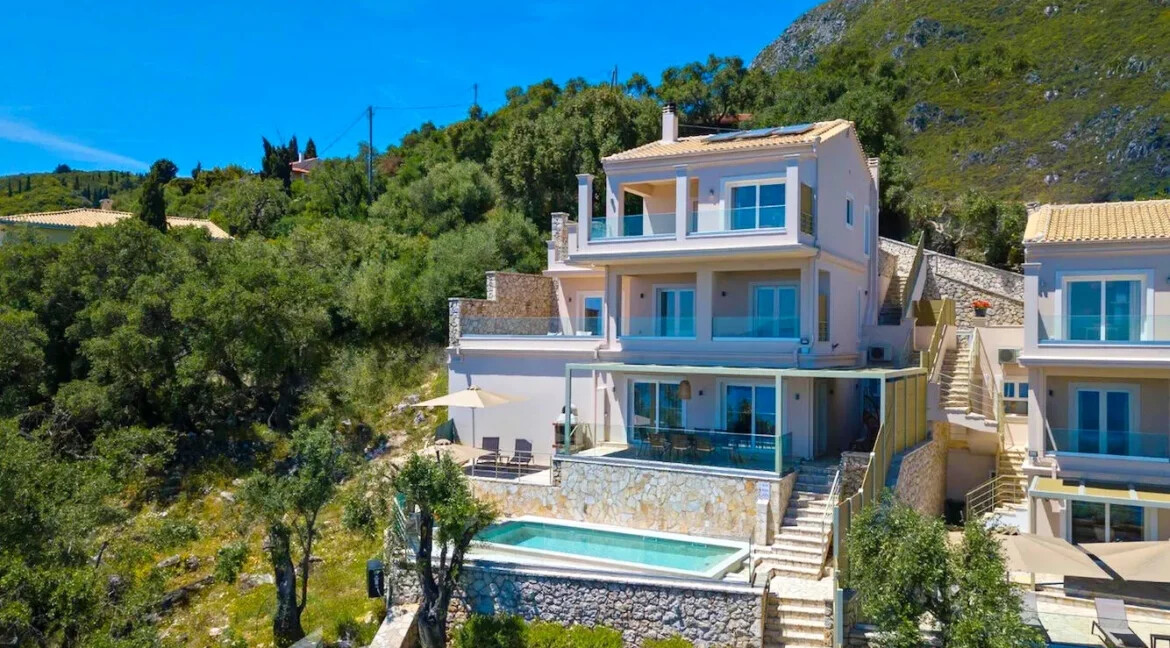 2 Villas with Amazing Sea Views in Corfu Greece