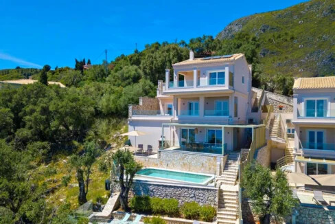 2 Villas with Amazing Sea Views in Corfu Greece