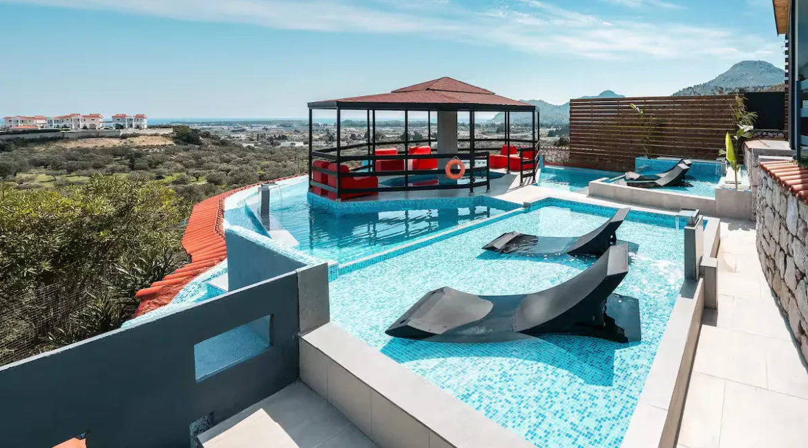 Luxury Villa with Sea View for Sale in Rhodes Greece 18