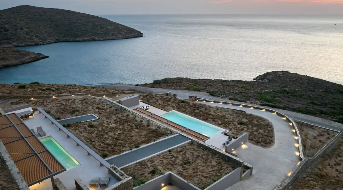 2 Luxury Seafront Villas for Sale in Andros Greece 3