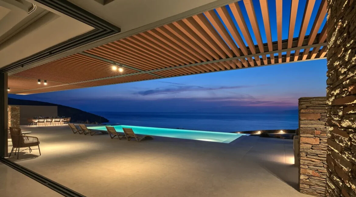 2 Luxury Seafront Villas for Sale in Andros Greece 36