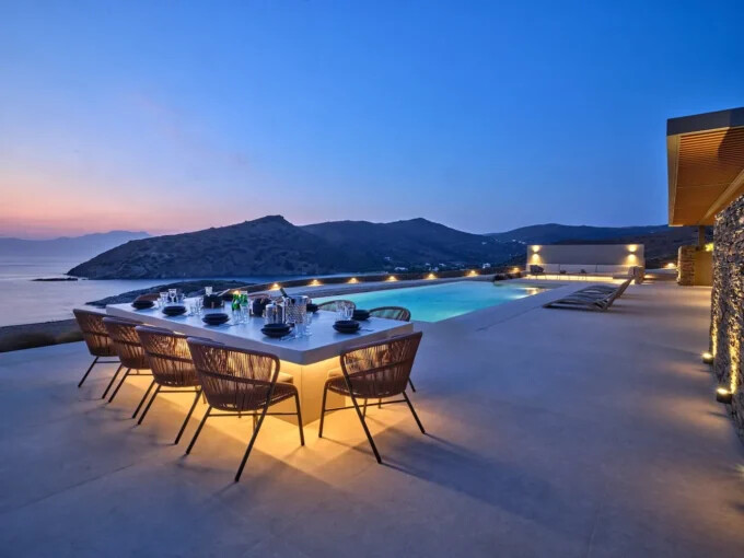 2 Luxury Seafront Villas for Sale in Andros Greece