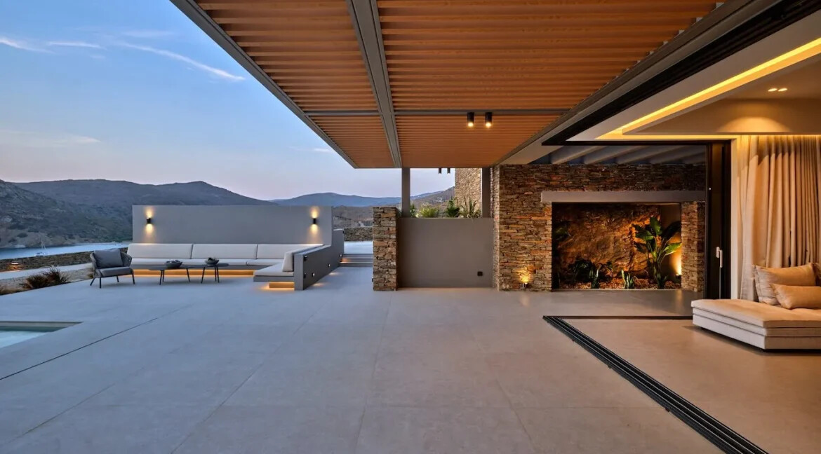 2 Luxury Seafront Villas for Sale in Andros Greece 8