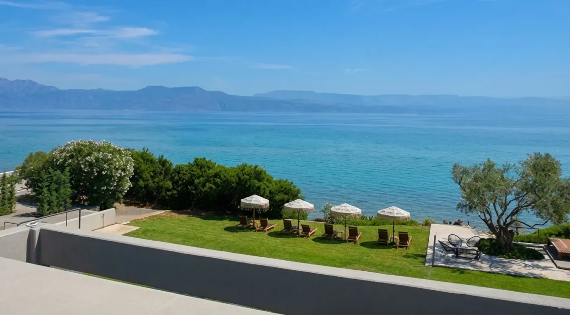 2 Seafront Villas for sale near Athens with private beach, Chalkida 13