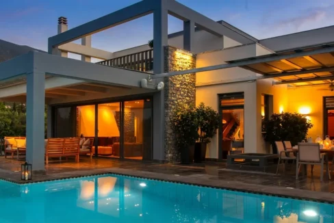 2 Seafront Villas for sale near Athens with private beach, Chalkida 4