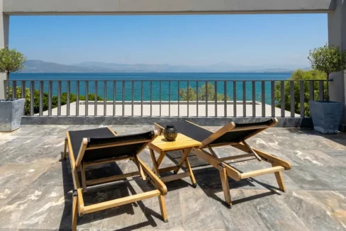 2 Seafront Villas for sale near Athens with private beach, Chalkida 5