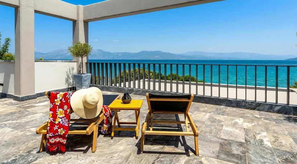 2 Seafront Villas for sale near Athens with private beach, Chalkida 6