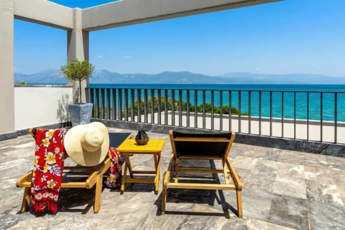 2 Seafront Villas for sale near Athens with private beach, Chalkida 6