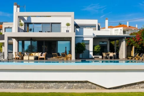 2 Seafront Villas for sale near Athens with private beach, Chalkida 7