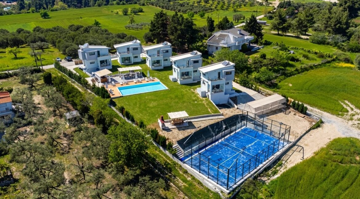 5 Luxury Homes with Shared Pool for sale Halkidiki Paliouri 1
