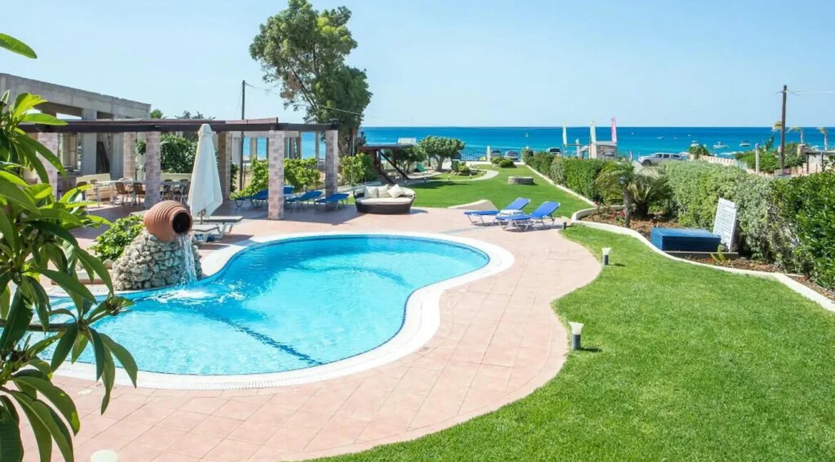 Beach Front Villa with Pool in Rhodes for Sale