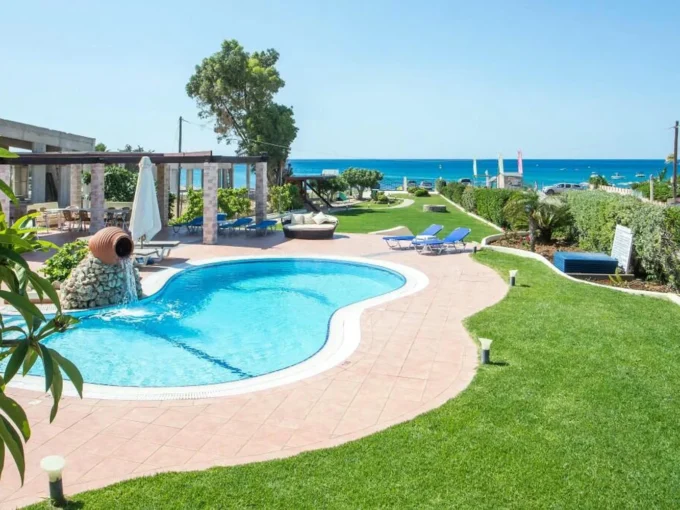 Beach Front Villa with Pool in Rhodes for Sale