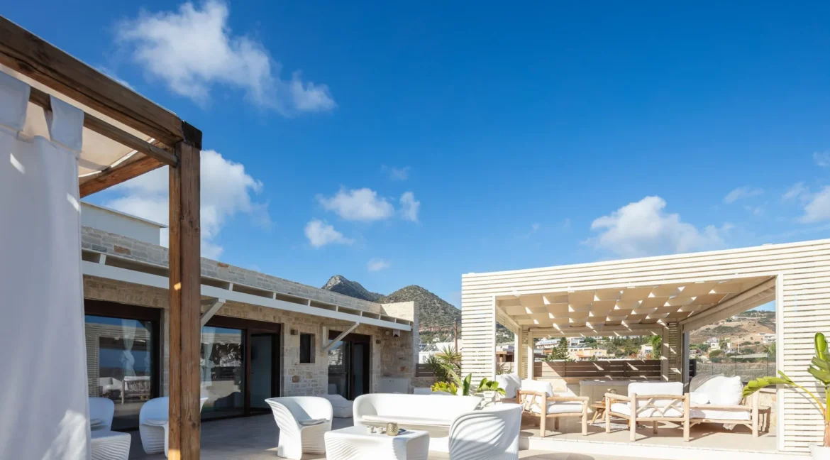 Beachfront Villa with Direct Access To The Beach, Rethymno, Crete Greece 14